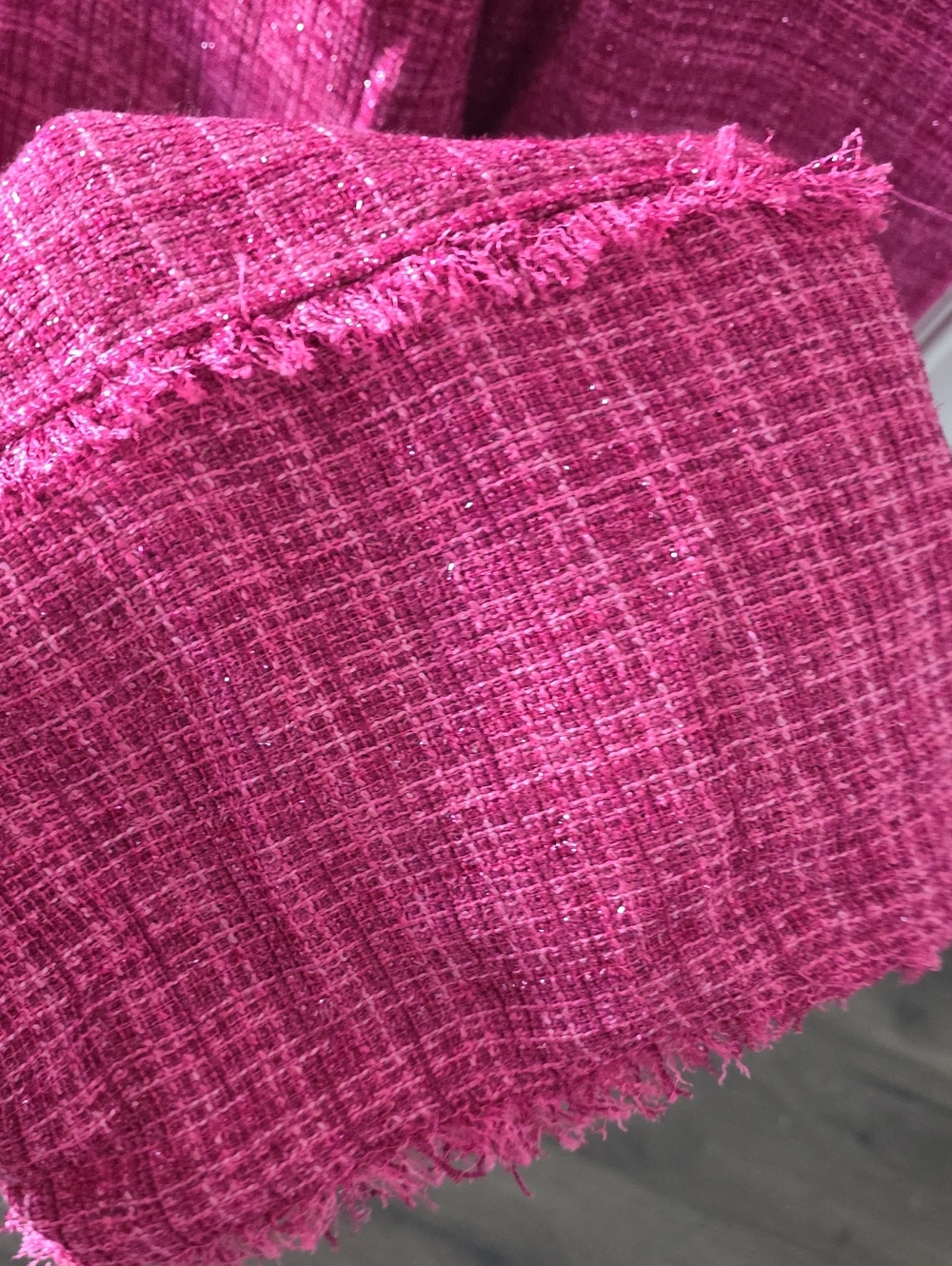 NWT BOUTIQUE | Pink Power Tweed Pant Set - Picture 6 of 8